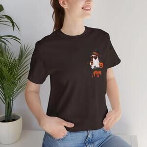 Halloween Mom Shirt,Spooky Mom T Shirt, Ghost Pumpkin Coffee Shirt